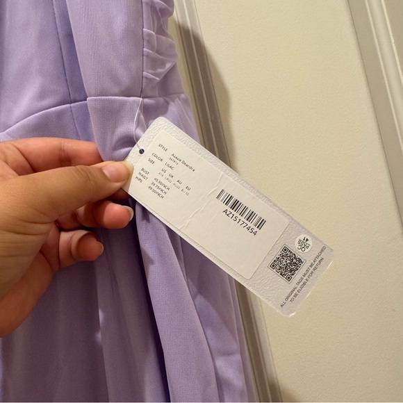 Azazie Bridesmaids dress in Lilac - Picture 6 of 6